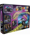 Игрален комплект Smoby - Писта Flextreme с количка, неонов