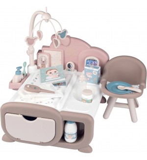 Игрален комплект Smoby - Център за грижи за кукла-бебе