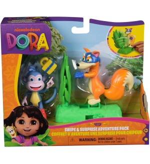 Игрален комплект Spin Master Dora The Explorer - Ботичко и Хитранко