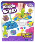 Игрален комплект Spin Master - Kinetic Sand, Кинетичен пясък Squish N Create