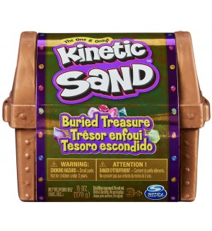Игрален комплект с кинетичен пясък Spin Master - Kinetic Sand, Съкровище