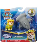 Игрален комплект Spin Master Paw Patrol - Аква Рабъл и рибата чук