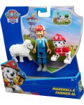 Игрален комплект Spin Master Paw Patrol - Marshall & Farmer Al