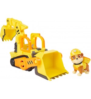 Игрален комплект Spin Master Paw Patrol Rubble & Crew - Булдозерът на Ръбъл