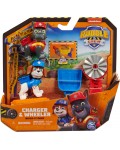 Игрален комплект Spin Master Paw Patrol Rubble & Crew - Charger and Wheeler