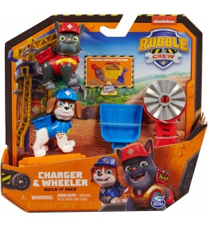 Игрален комплект Spin Master Paw Patrol Rubble & Crew - Charger and Wheeler Игрален комплект Spin Master Paw Patrol Rubble & Crew - Charger and Wheeler