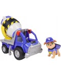 Игрален комплект Spin Master Paw Patrol Rubble & Crew - Камионът бъркачка на Микс