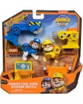 Игрален комплект Spin Master Paw Patrol Rubble & Crew - Power Tool Pups, Rubble and Wheeler