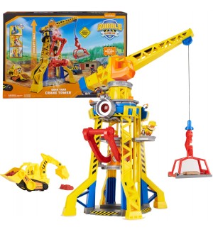 Игрален комплект Spin Master Paw Patrol Rubble & Crew - Строителна кула