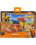 Игрален комплект Spin Master Paw Patrol Rubble & Crew - Строителната площадка на Ръбъл