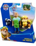 Игрален комплект Spin Master Paw Patrol - Rubble & Mr. Porter