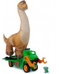Игрален комплект Spin Master Paw Patrol - The Dino Movie, Megasaurus Dino Vehicle с фигурка на Роки