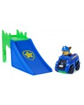 Игрален комплект Spin Master Paw Patrol - The Dino Movie, рампа и Чейс в превозно средство
