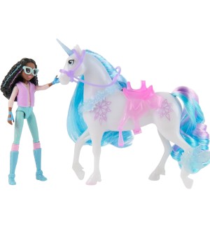 Игрален комплект Spin Master Unicorn Academy - Лейла и Глетчер Игрален комплект Spin Master Unicorn Academy - Лейла и Глетчер