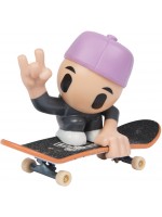 Игрален комплект Tech Deck SK8 Crew - Скейтборд за пръсти с фигурка, с бледо розова шапка