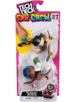 Игрален комплект Tech Deck SK8 Crew - Скейтборд за пръсти с фигурки, синя/черна