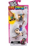 Игрален комплект Tech Deck SK8 Crew - Скейтборд за пръсти с фигурки, сива/бяла