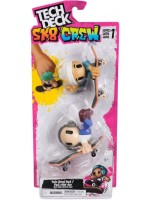 Игрален комплект Tech Deck SK8 Crew - Скейтборд за пръсти с фигурки, сива/бяла