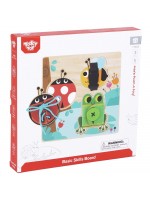 Игрален комплект Tooky Toy - Дървена дъска за основни умения