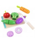 Игрален комплект Tooky Toy - Зеленчуци за рязане