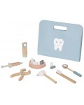Игрален комплект в куфар Tooky Toy - Зъболекарски инструменти