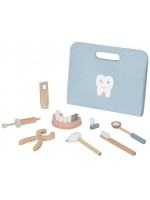 Игрален комплект в куфар Tooky Toy - Зъболекарски инструменти