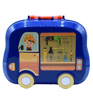 Игрален комплект в куфарче B-MAX - Майстор, 16 части, със стикери