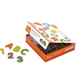 Игрален комплект Viga - Азбука и цифри