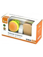 Игрален комплект Viga - Хамбургер и сандвич Игрален комплект Viga - Хамбургер и сандвич