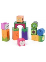 Игрален комплект Vilac - Дървени музикални кубчета