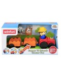 Игрален комплект WinFun - Музикален трактор с фермер