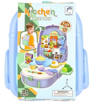 Игрален комплект Xiao Sha Yu - Мини кухня в куфар