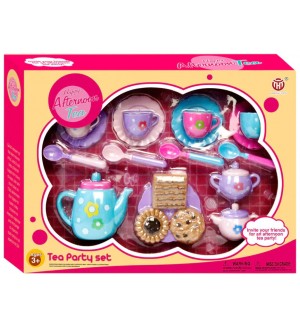 Игрален комплект Yahetai Toys Happy Afternoon - Сервиз за Чай