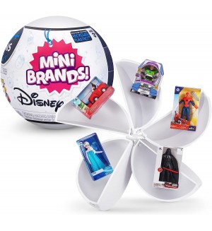 Игрален комплект Zuru Mini Brands - Топче с 5 фигури изненада Disney, асортимент