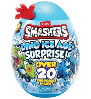 Игрален комплект Zuru Smashers - Dino Ice Age: Голямо динозавърско яйце, с червен крак Игрален комплект Zuru Smashers - Dino Ice Age: Голямо динозавърско яйце, с червен крак