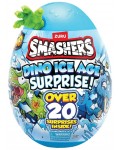 Игрален комплект Zuru Smashers - Dino Ice Age: Голямо динозавърско яйце, със зелен крак