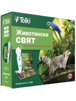 Интерактивен комплект Tolki - Говореща писалка с книга „Животински свят“