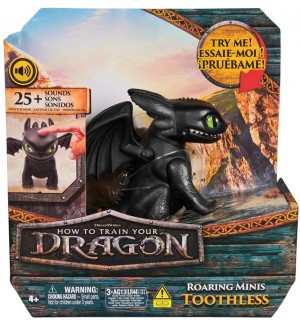 Интерактивен мини дракон DreamWorks Dragons - Toothless, с 25 звука Интерактивен мини дракон DreamWorks Dragons - Toothless, с 25 звука