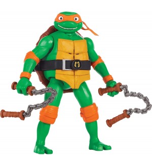 Интерактивна екшън фигура TMNT Mutant Mayhem - Микеланджело