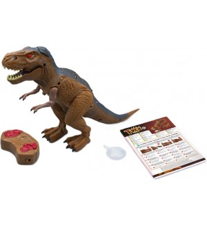 Интерактивна играчка Buki France - Тиранозавър с дистанционно управление Интерактивна играчка Buki France - Тиранозавър с дистанционно управление