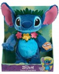 Интерактивна играчка Disney - Stitch, танцуваща и пееща фигура, 38 cm