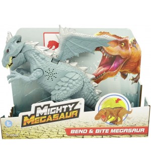 Интерактивна играчка Dragon-I Toys Mighty Megasaur - Дракон, Bend & Bite, асортиемнт