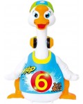Интерактивна играчка Hola Toys - Танцуващ паток, със зелено-синя шапка