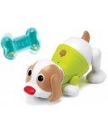 Интерактивна играчка Infantino - Куче с кокал, със звук
