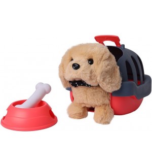 Интерактивна играчка Raya Toys - Куче с аксесоари Интерактивна играчка Raya Toys - Куче с аксесоари