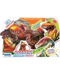 Интерактивна играчка RS Toys - Динозавър със звук, кафяв