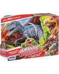 Интерактивна играчка RS Toys Jurassic - Динозавър със звук, сив