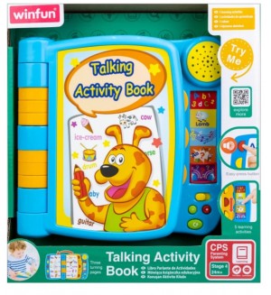 Интерактивна играчка WinFun - Музикална книжка с активности