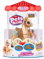 Интерактивна играчка Zuru Pets Alive - Пони с конюшня