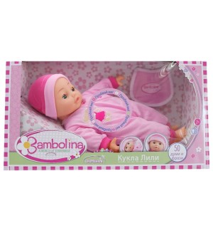 Интерактивна кукла Dimian Bambolina - Лили, 40 cm